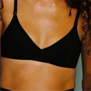 Kit Undergarments Black Soft Triangle Bra